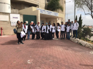 طلاب الطبيب الصغير بمدرسة الهدى في الرمله يزورون مستشفى الانجليزي بالناصرة 